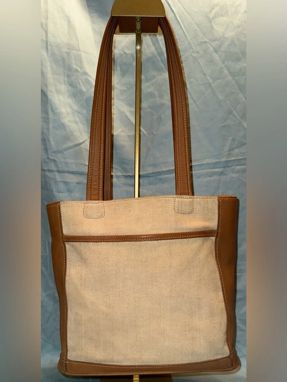 Coach Bleecker Canvas Bucket Tote / Tote Bag Vintage Manufactured December 1999